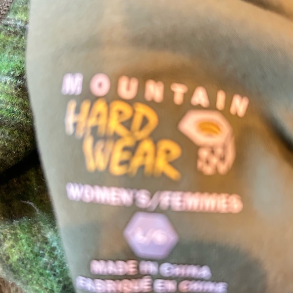 Mountain Hardwear Green Zip Front Cozy Outdoor Sweater Size large - Picture 7 of 14